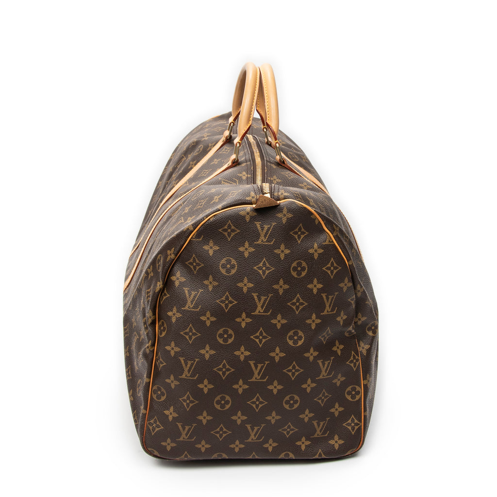 Travel Bag Keepall 60 Brown Monogram Canvas