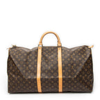 Travel Bag Keepall 60 Brown Monogram Canvas