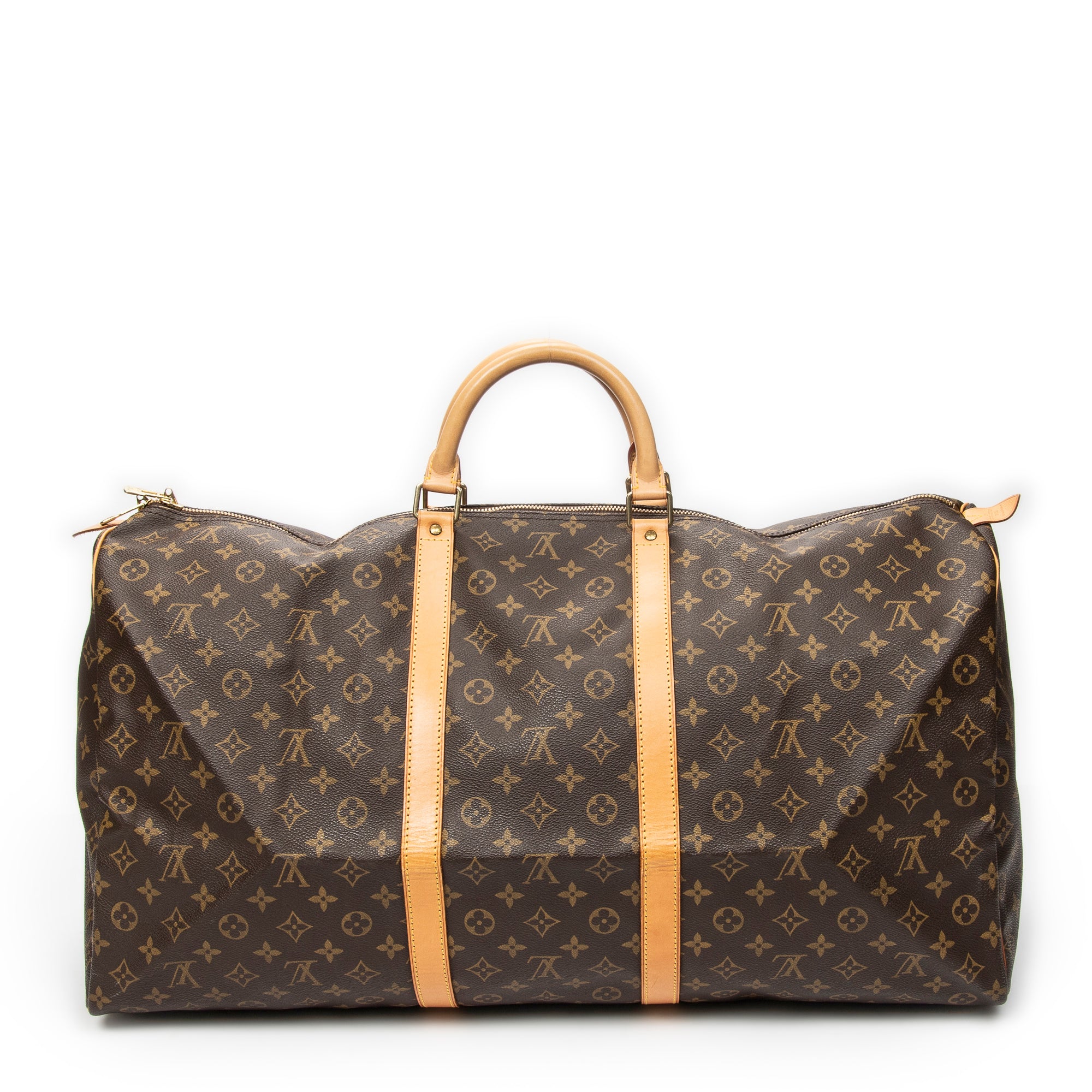 Travel Bag Keepall 60 Brown Monogram Canvas