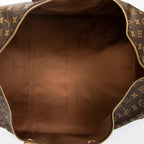 Travel Bag Keepall 60 Brown Monogram Canvas