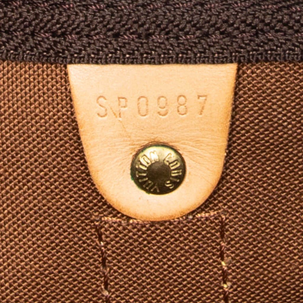 Travel Bag Keepall 60 Brown Monogram Canvas