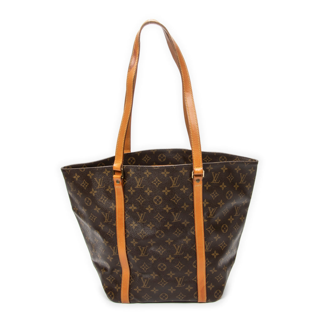 Shoulder Bag Sac Shopping PM Brown Monogram Canvas