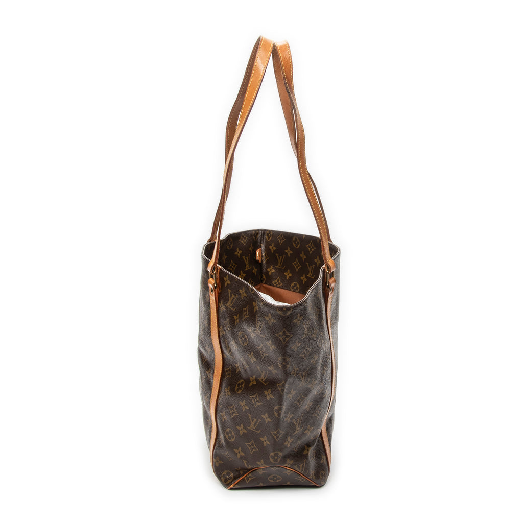 Shoulder Bag Sac Shopping PM Brown Monogram Canvas