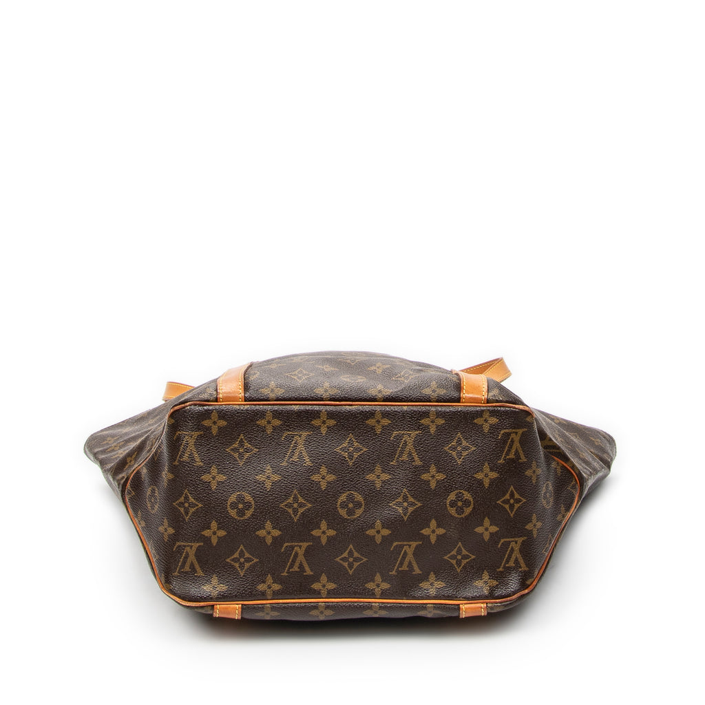 Shoulder Bag Sac Shopping PM Brown Monogram Canvas