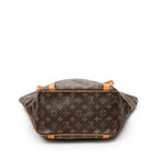 Shoulder Bag Sac Shopping PM Brown Monogram Canvas