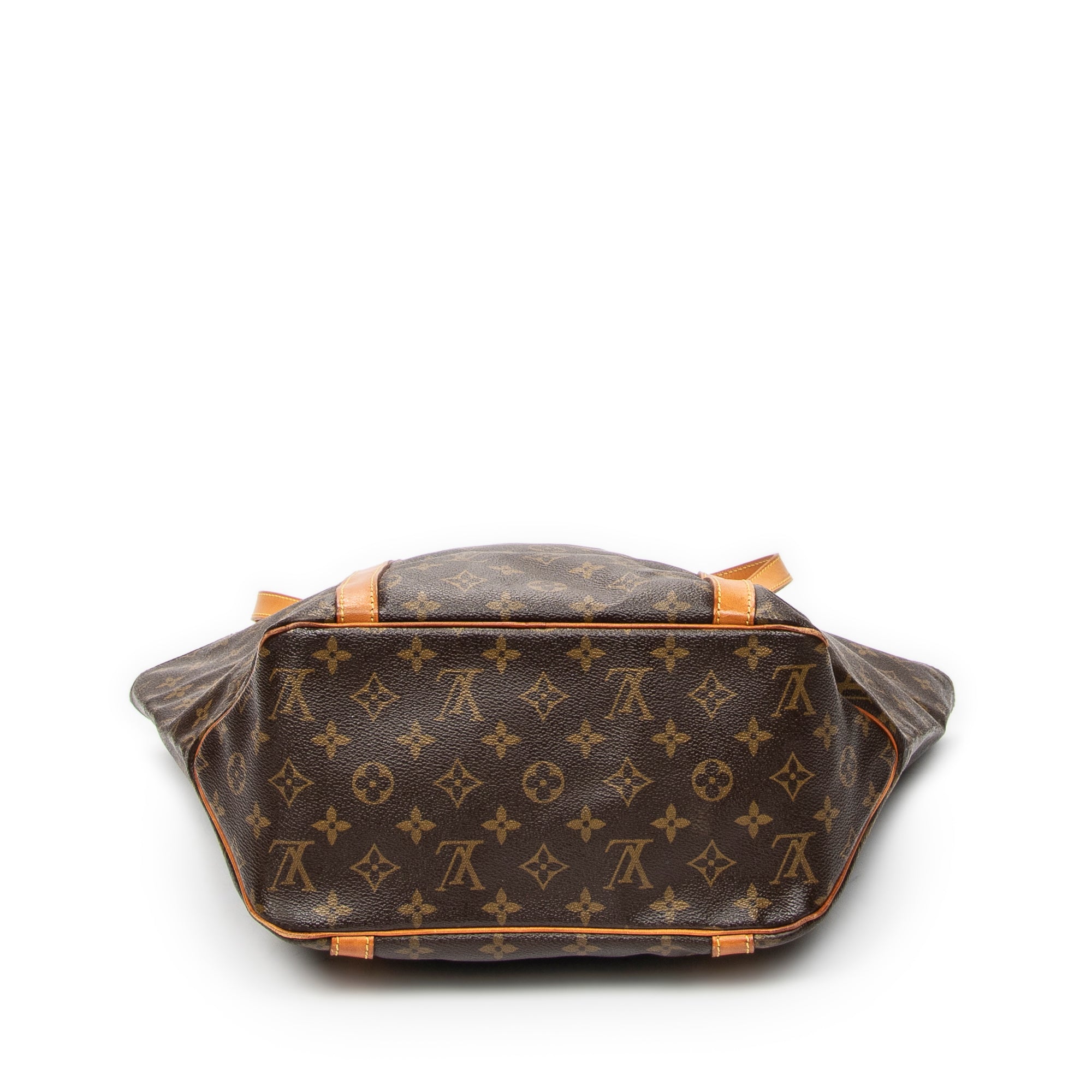 Shoulder Bag Sac Shopping PM Brown Monogram Canvas