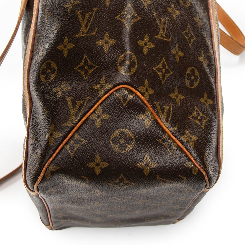 Shoulder Bag Sac Shopping PM Brown Monogram Canvas
