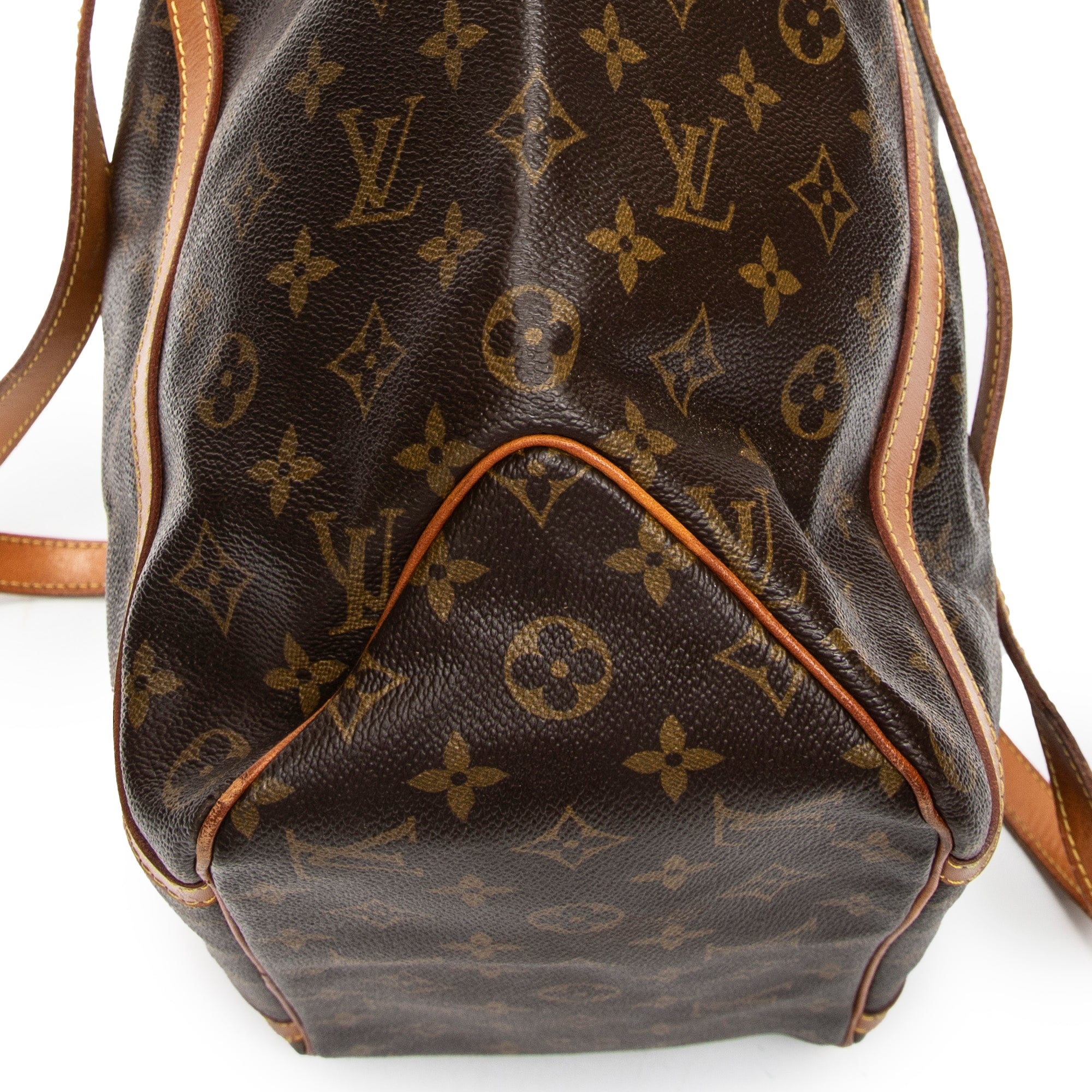 Shoulder Bag Sac Shopping PM Brown Monogram Canvas