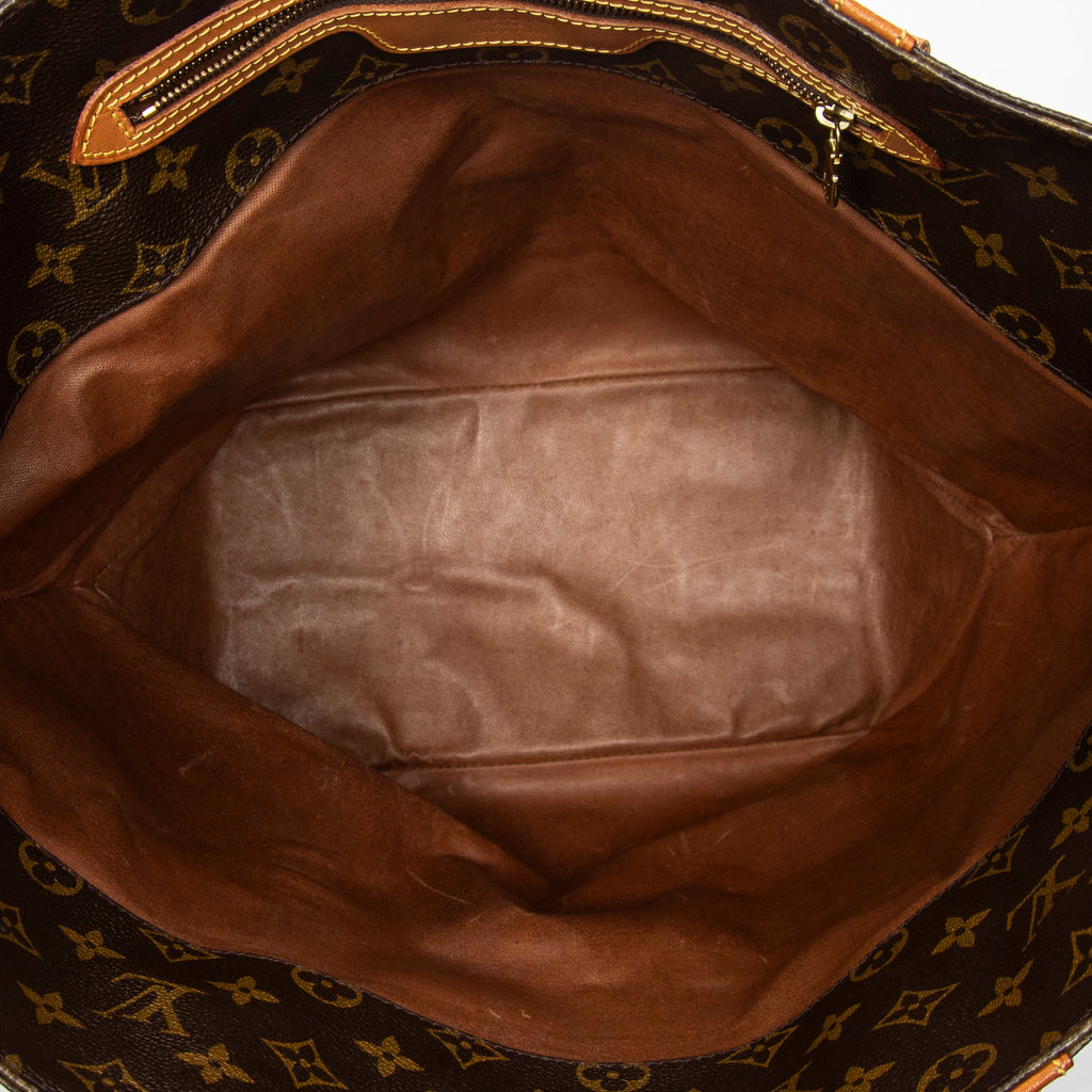 Shoulder Bag Sac Shopping PM Brown Monogram Canvas