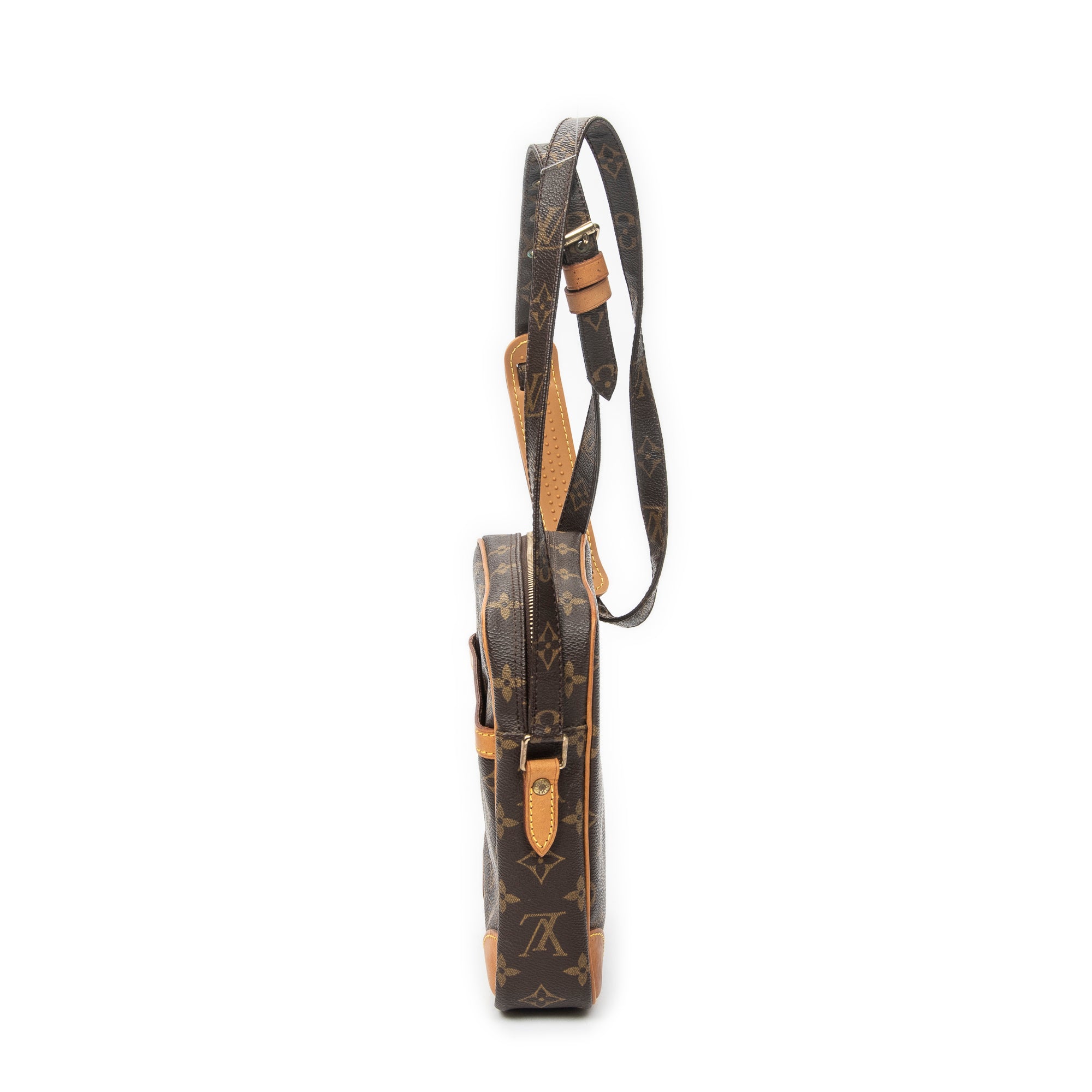 Shoulder Bag Danube Brown Monogram Canvas