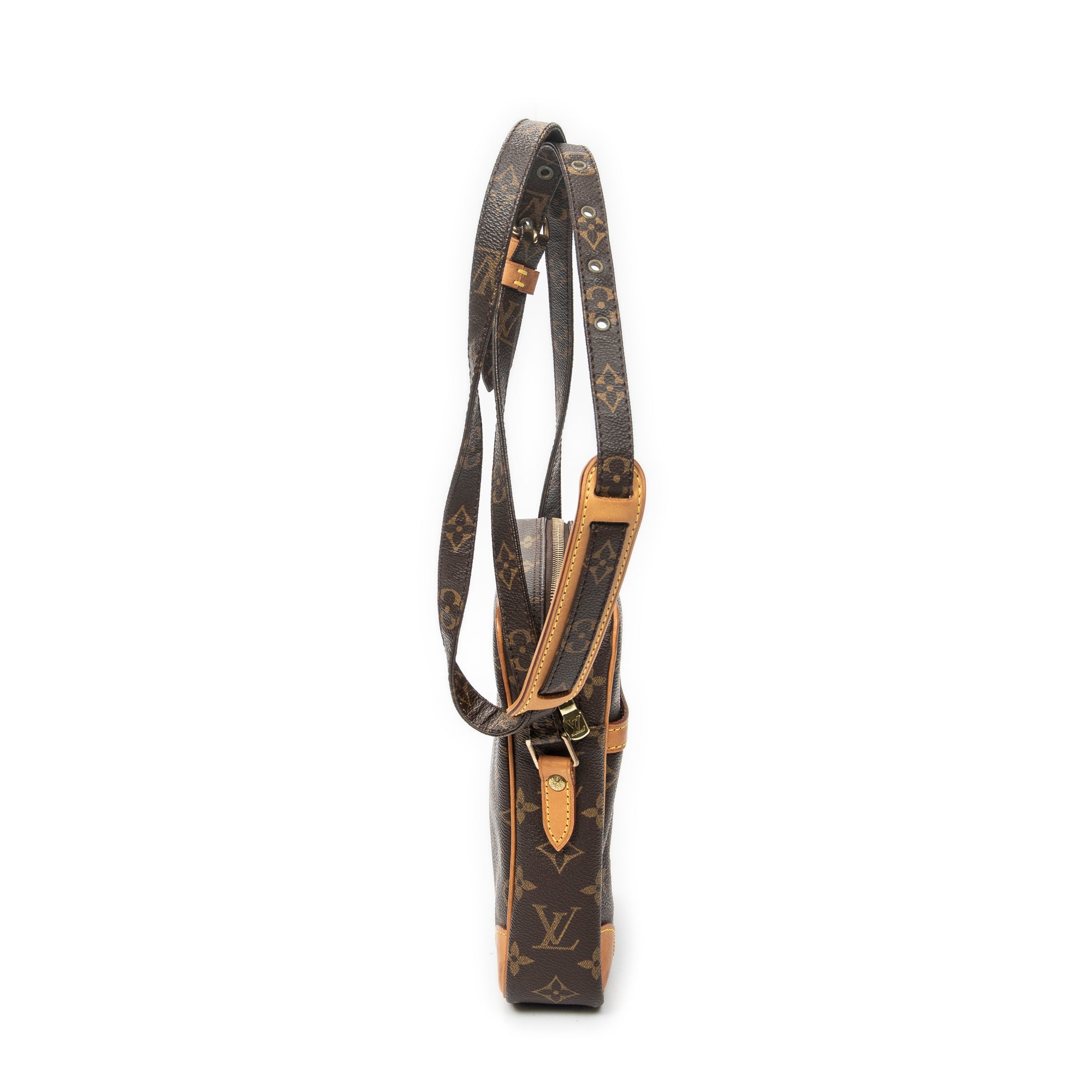 Shoulder Bag Danube Brown Monogram Canvas