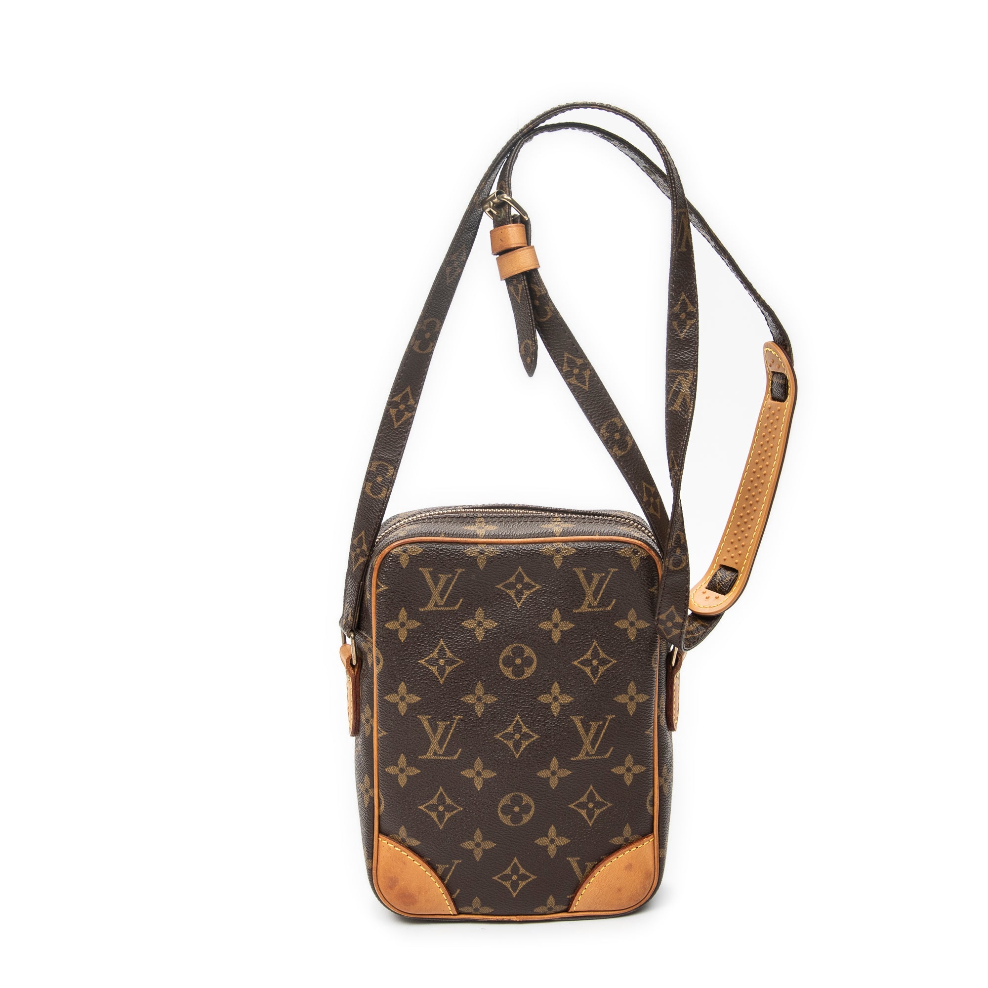 Shoulder Bag Danube Brown Monogram Canvas