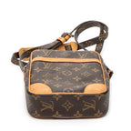 Shoulder Bag Danube Brown Monogram Canvas