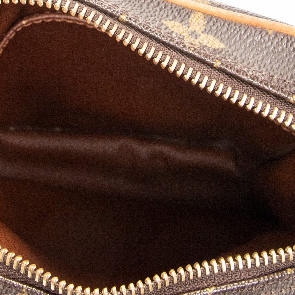Shoulder Bag Danube Brown Monogram Canvas