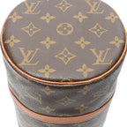 Handbag Papillon 30 Brown Monogram Canvas