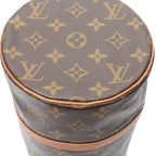 Handbag Papillon 30 Brown Monogram Canvas