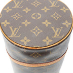 Handbag Papillon 30 Brown Monogram Canvas