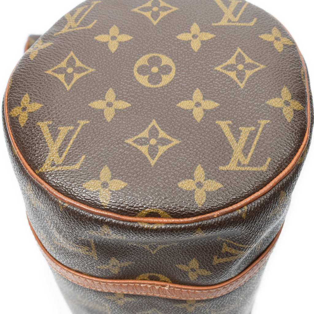 Handbag Papillon 26 Brown Monogram Canvas
