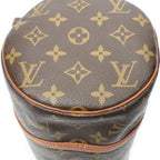 Handbag Papillon 26 Brown Monogram Canvas