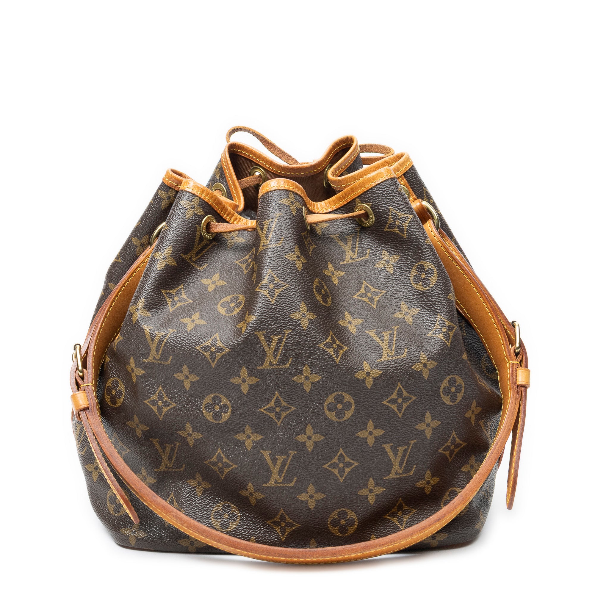 Sac Bandoulière Noé PM Toile Monogram Marron