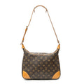 Shoulder Bag Boulogne 30 Brown Monogram Canvas