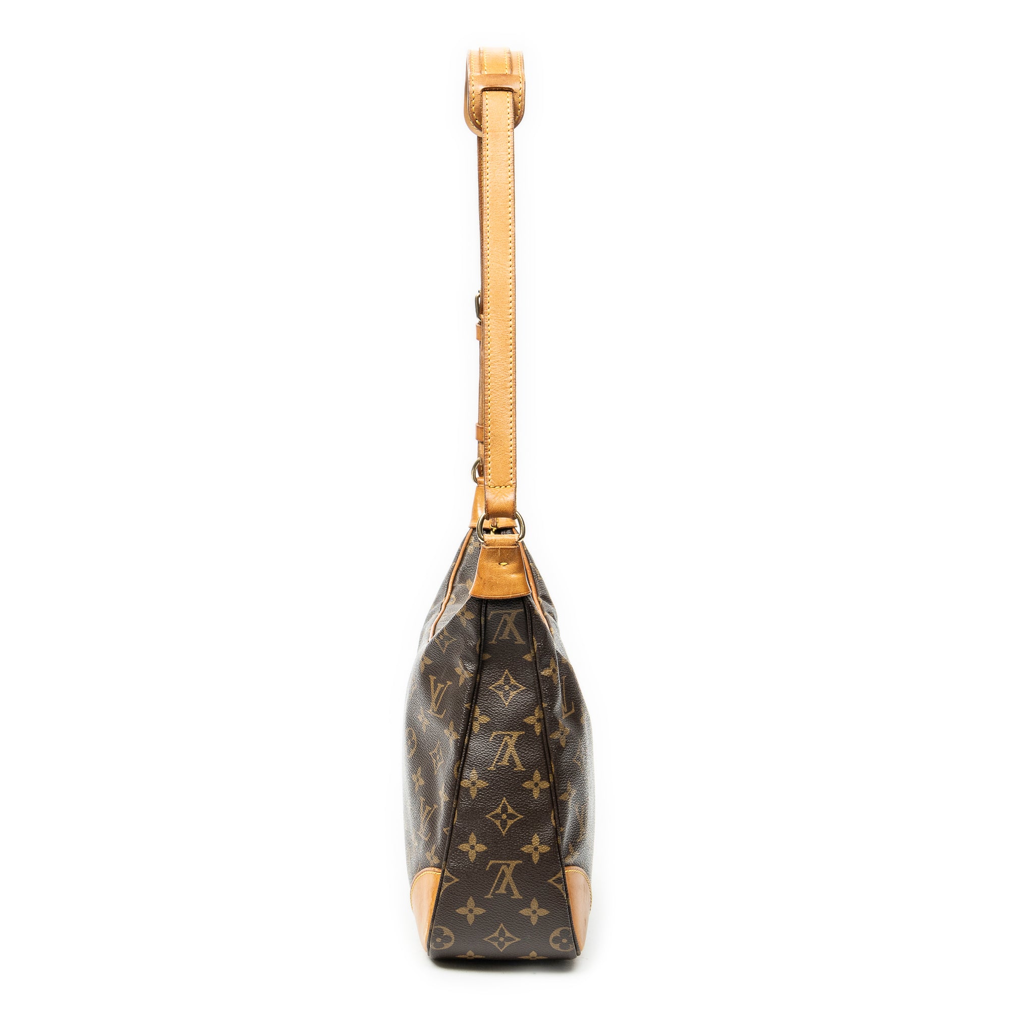 Shoulder Bag Boulogne 30 Brown Monogram Canvas