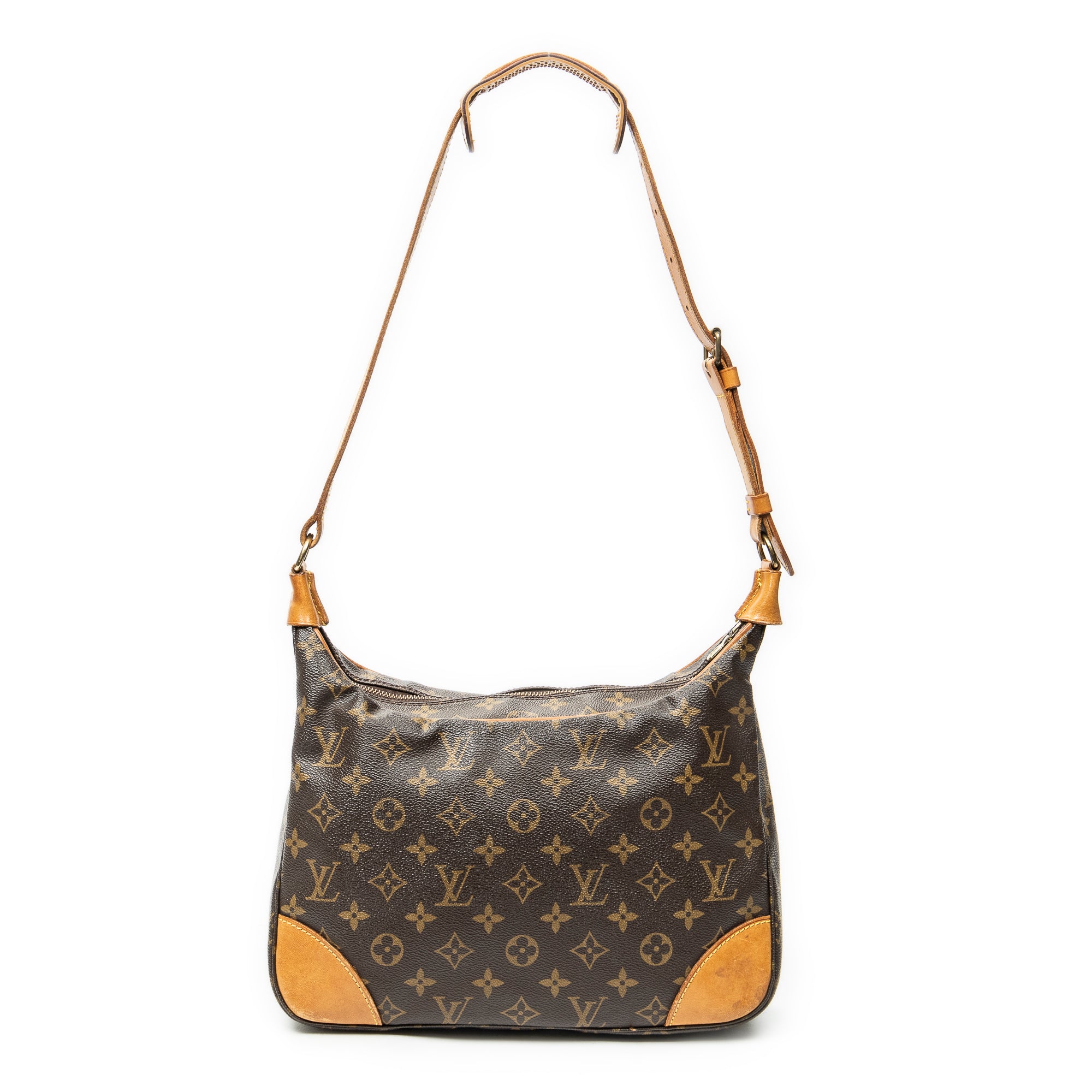 Shoulder Bag Boulogne 30 Brown Monogram Canvas