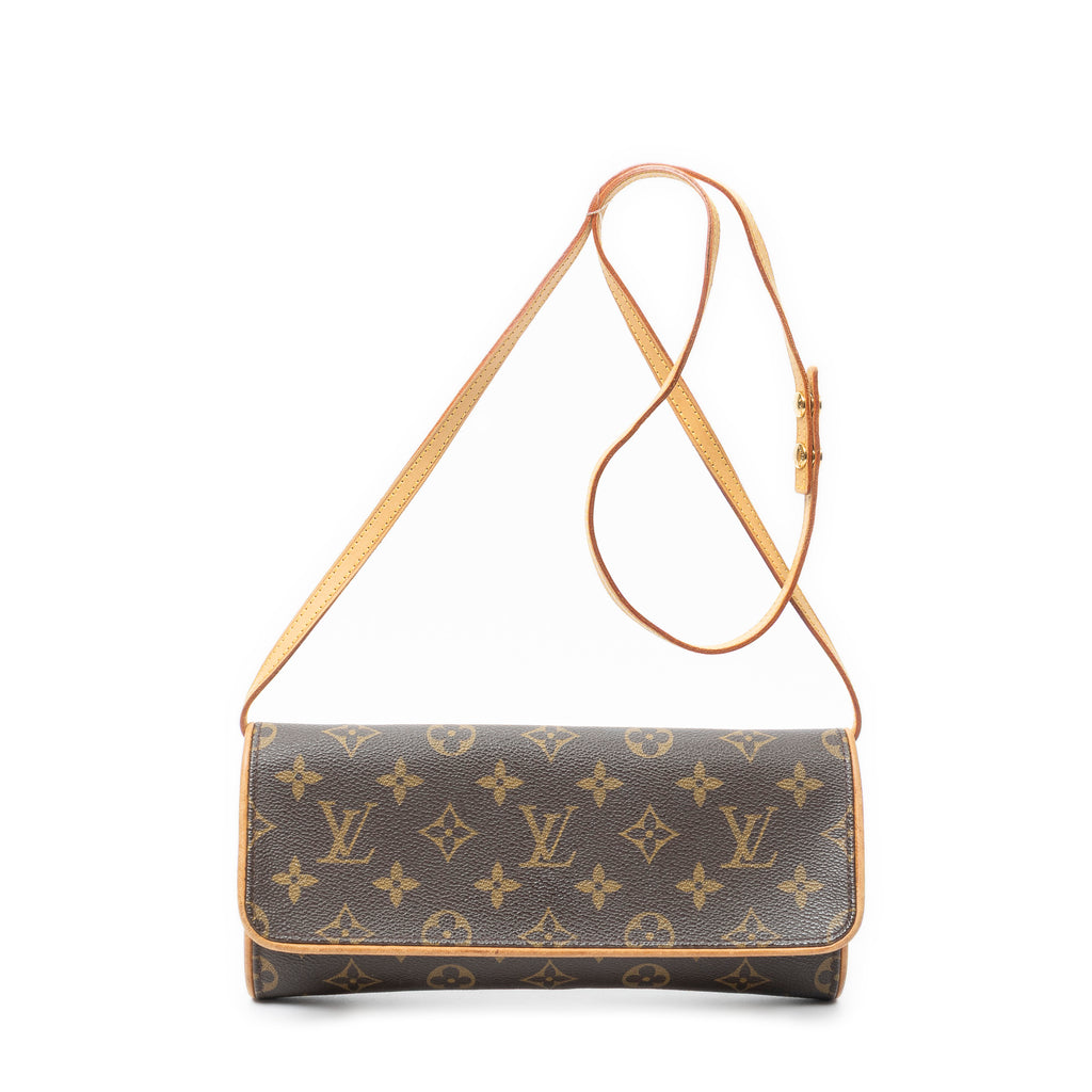 Shoulder Bag Twin GM Brown Monogram Canvas