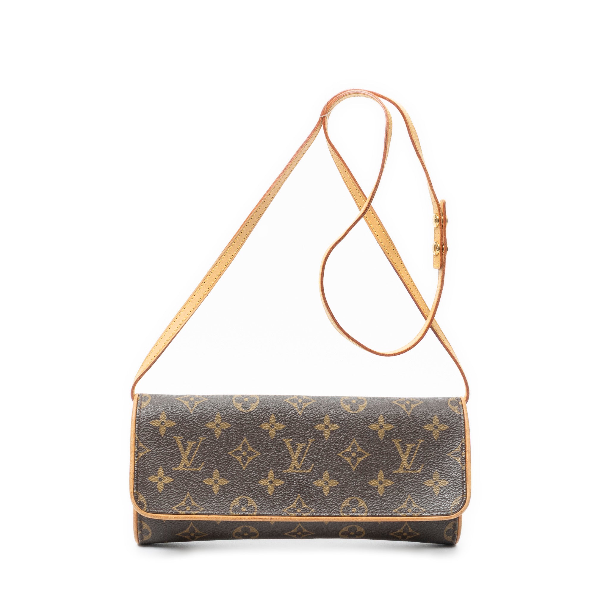 Shoulder Bag Twin GM Brown Monogram Canvas