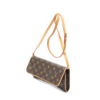 Shoulder Bag Twin GM Brown Monogram Canvas