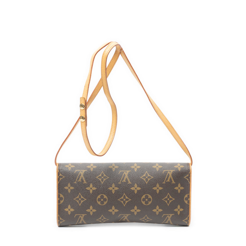Shoulder Bag Twin GM Brown Monogram Canvas