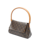 Shoulder Bag Mini Looping Brown Monogram Canvas