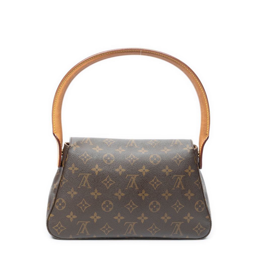 Shoulder Bag Mini Looping Brown Monogram Canvas