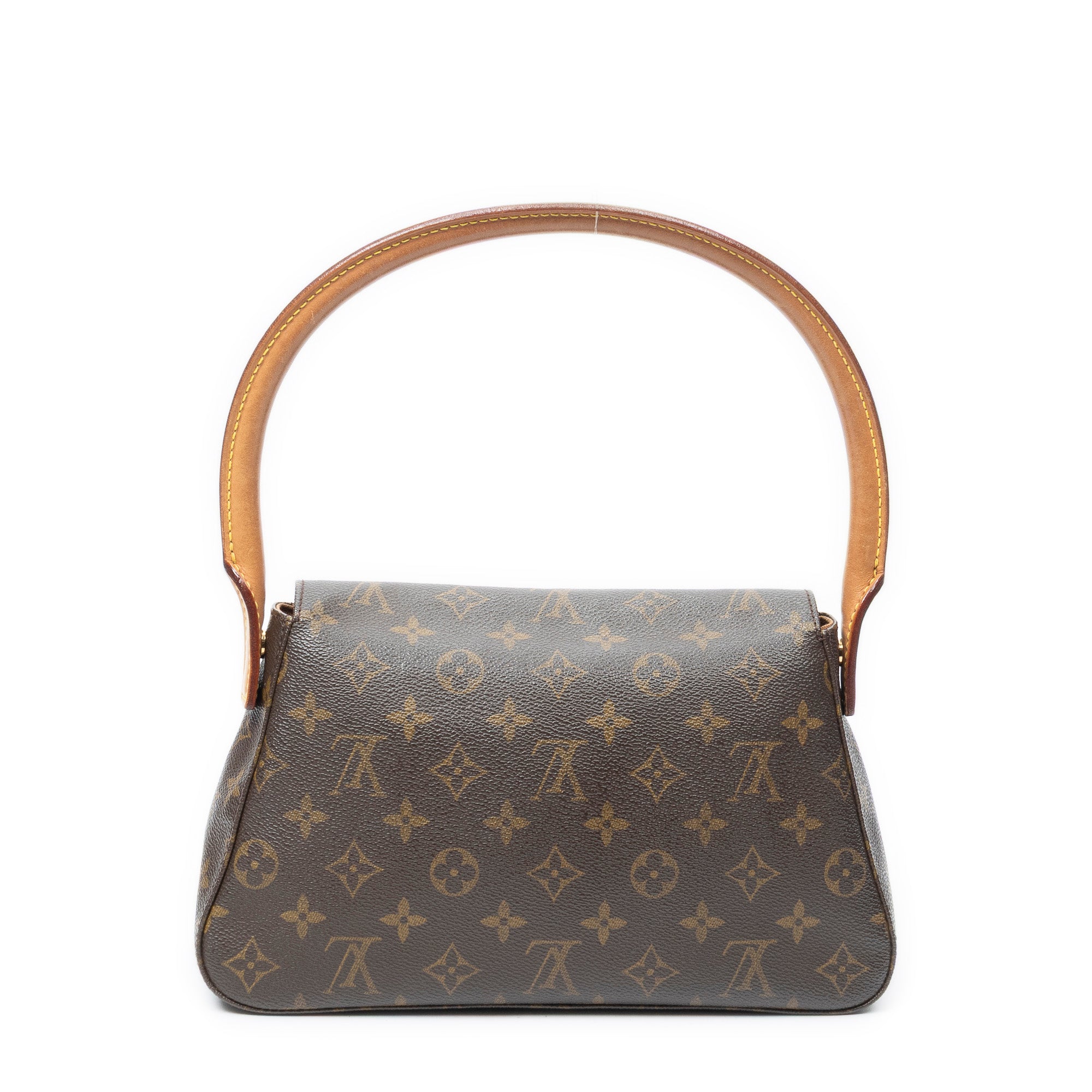 Shoulder Bag Mini Looping Brown Monogram Canvas
