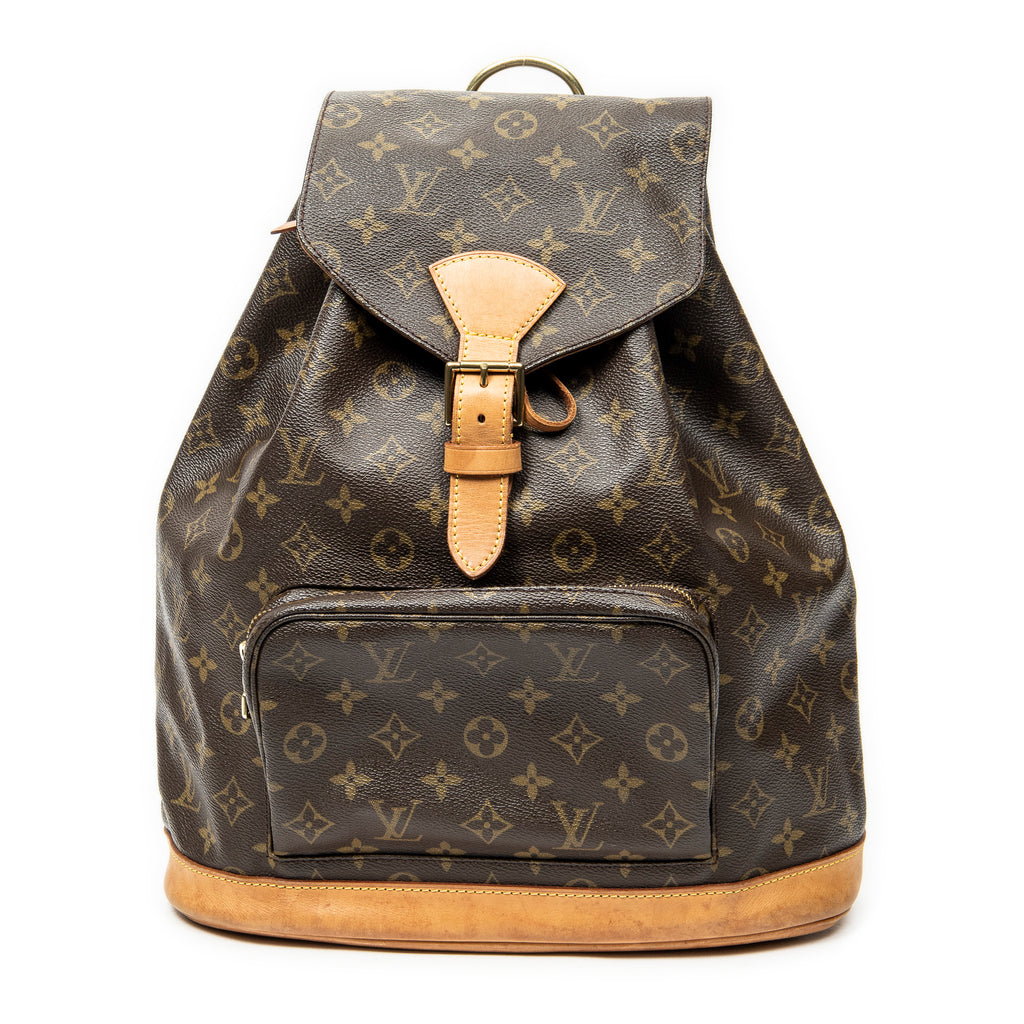 Backpack Montsouris GM Brown Monogram Canvas