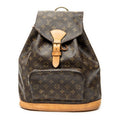 Backpack Montsouris GM Brown Monogram Canvas