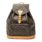 Backpack Montsouris GM Brown Monogram Canvas