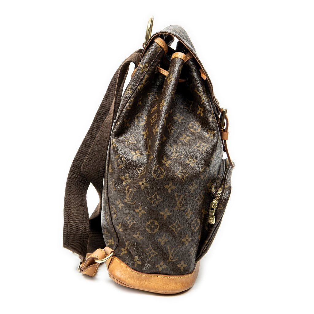 Backpack Montsouris GM Brown Monogram Canvas
