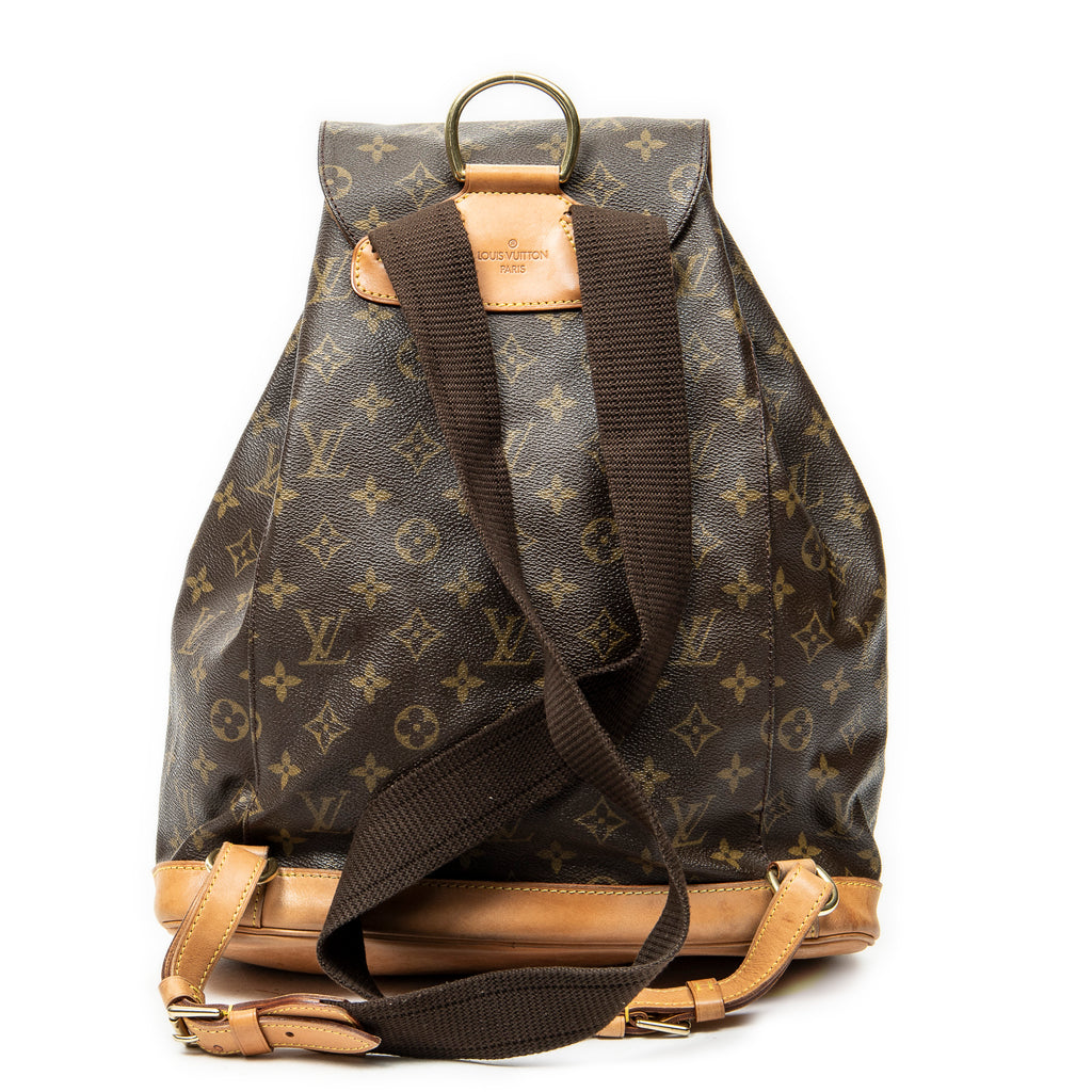 Backpack Montsouris GM Brown Monogram Canvas