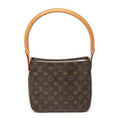 Shoulder Bag Looping MM Brown Monogram Canvas