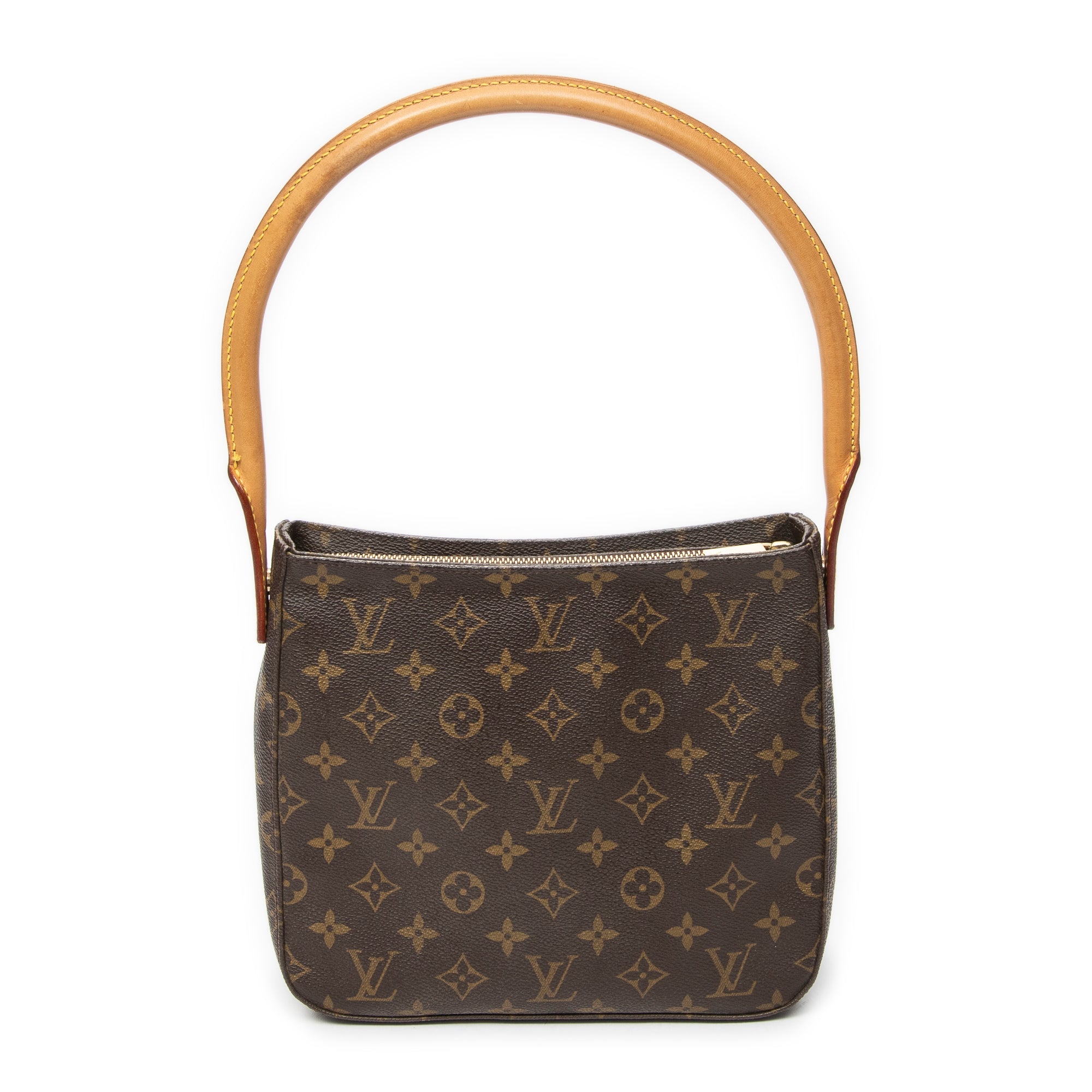 Shoulder Bag Looping MM Brown Monogram Canvas