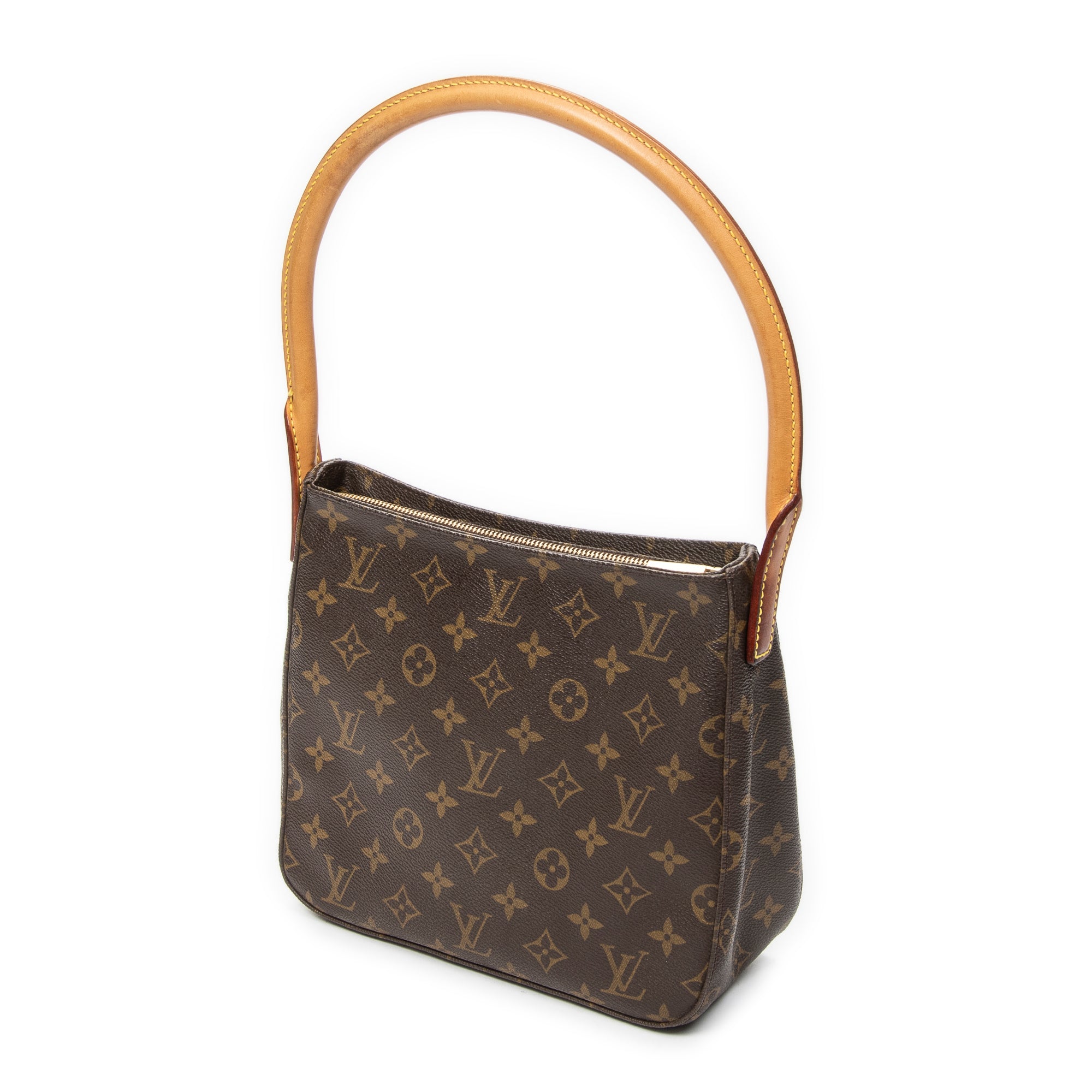 Shoulder Bag Looping MM Brown Monogram Canvas