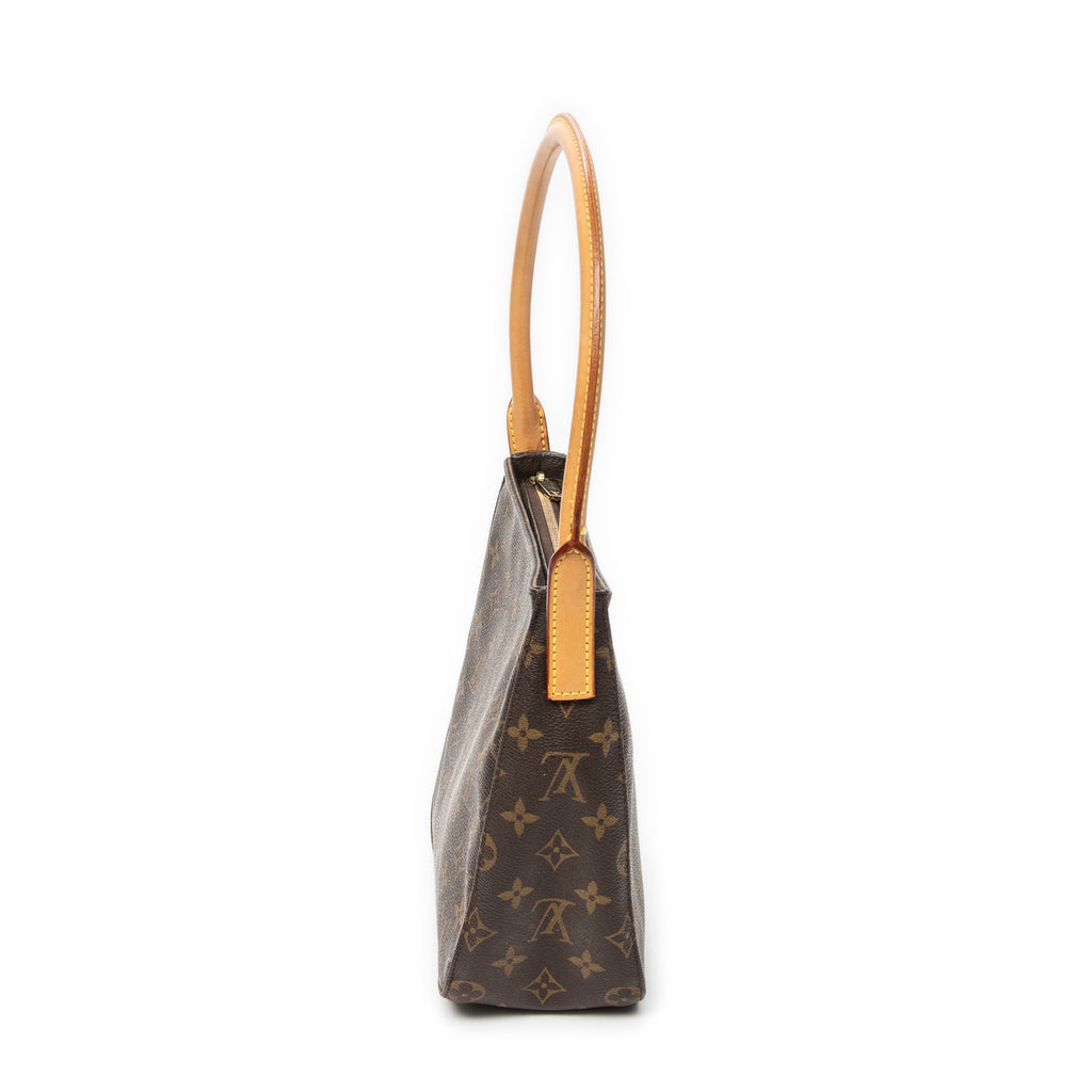 Shoulder Bag Looping MM Brown Monogram Canvas