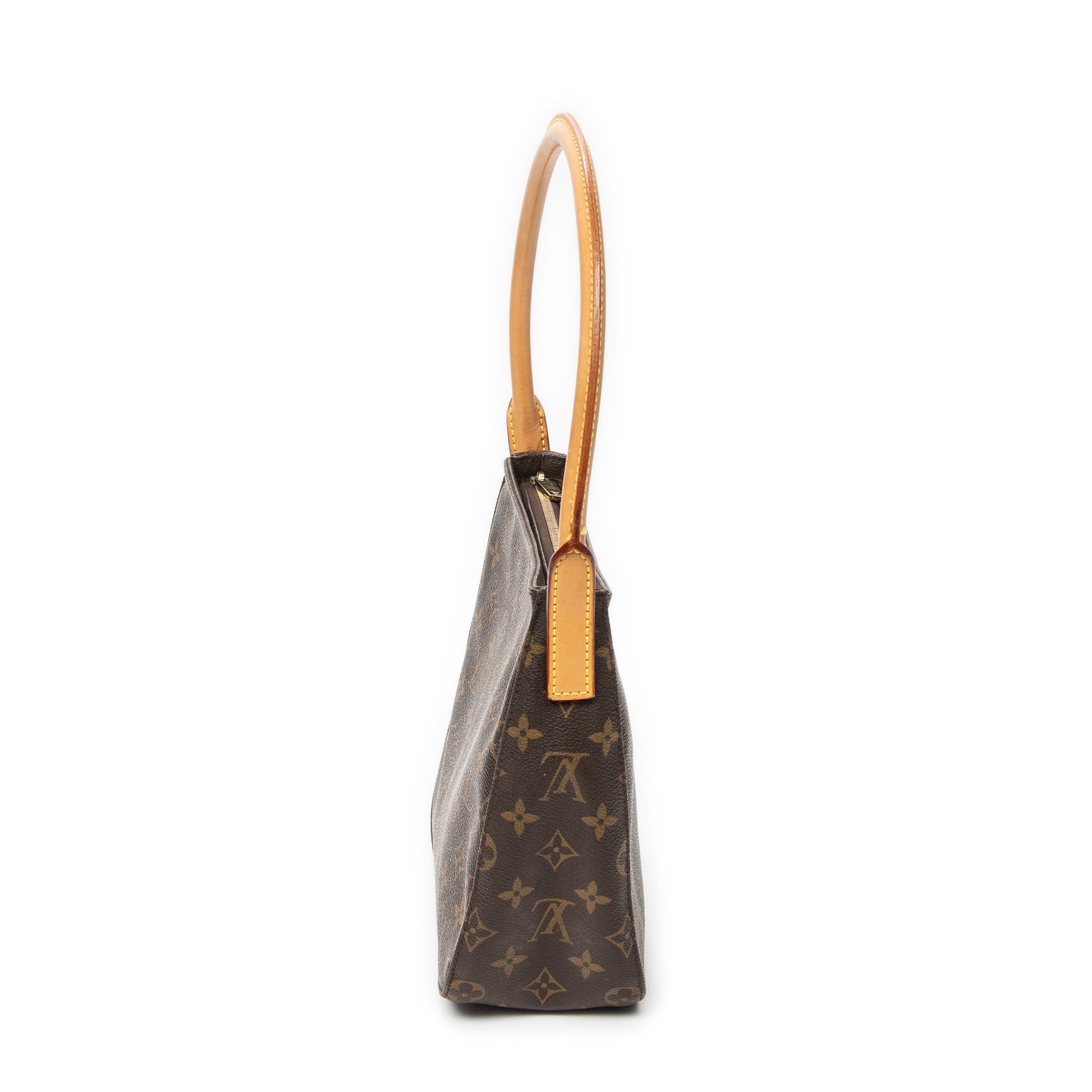 Shoulder Bag Looping MM Brown Monogram Canvas
