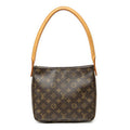 Shoulder Bag Looping MM Brown Monogram Canvas