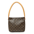 Shoulder Bag Looping MM Brown Monogram Canvas