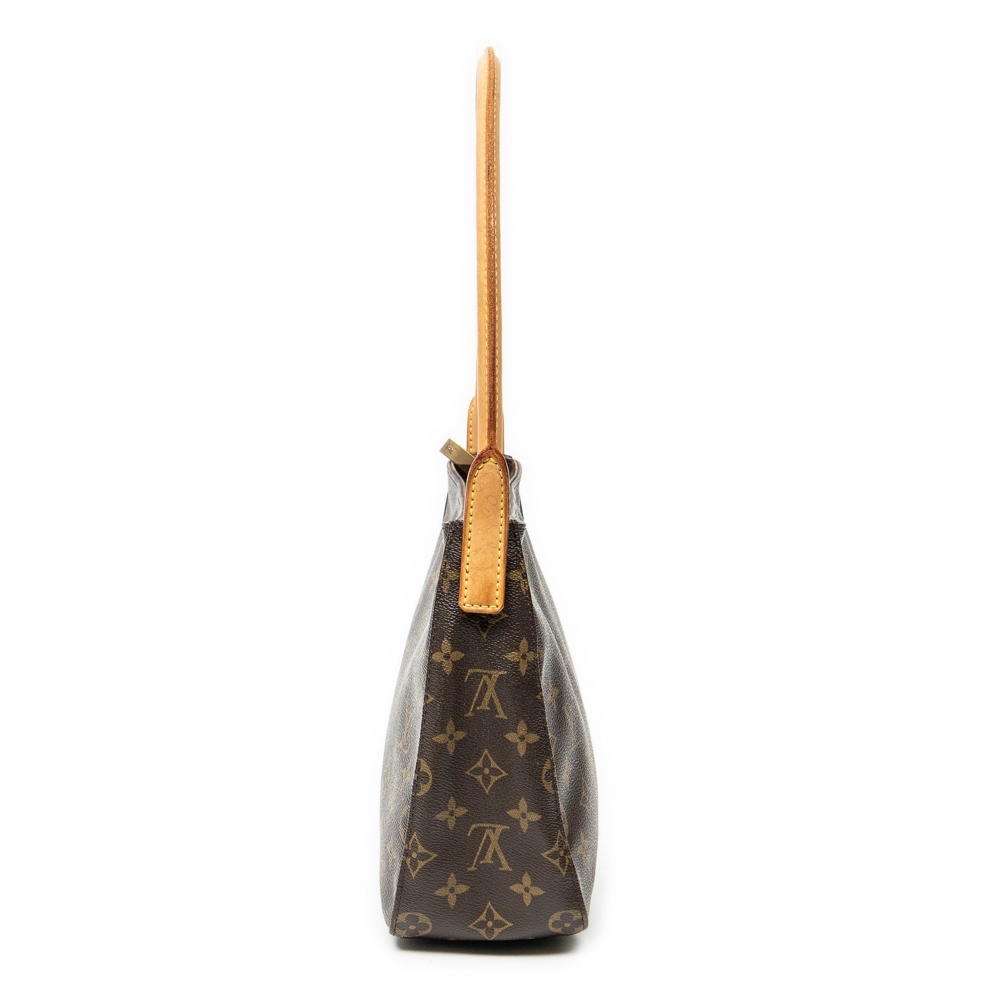 Shoulder Bag Looping MM Brown Monogram Canvas
