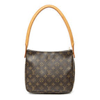 Shoulder Bag Looping MM Brown Monogram Canvas