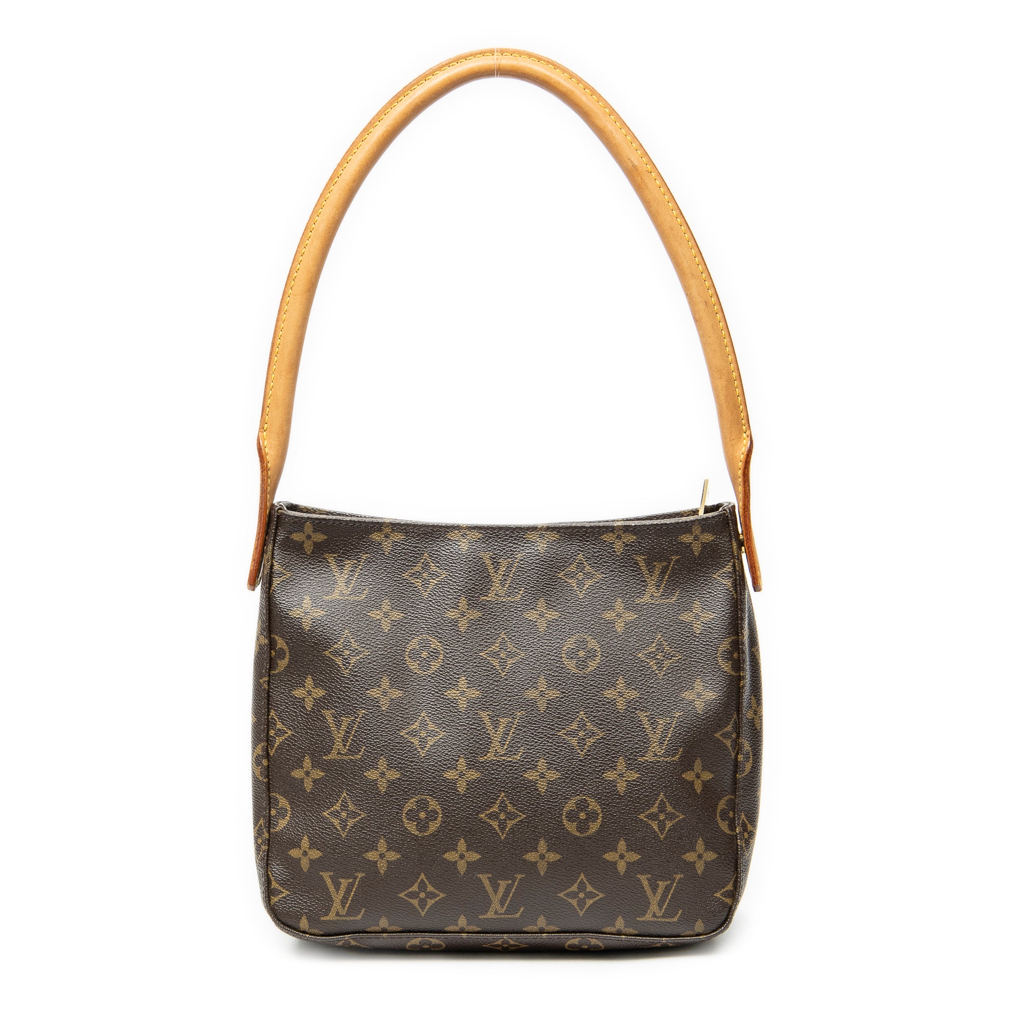 Shoulder Bag Looping MM Brown Monogram Canvas