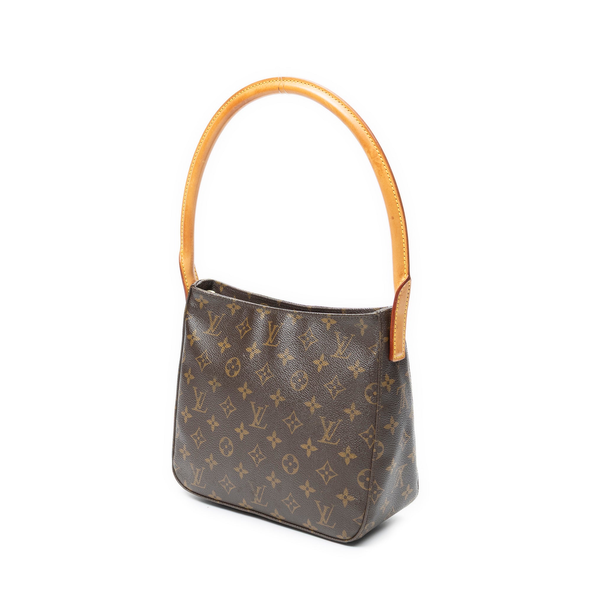 Shoulder Bag Looping MM Brown Monogram Canvas